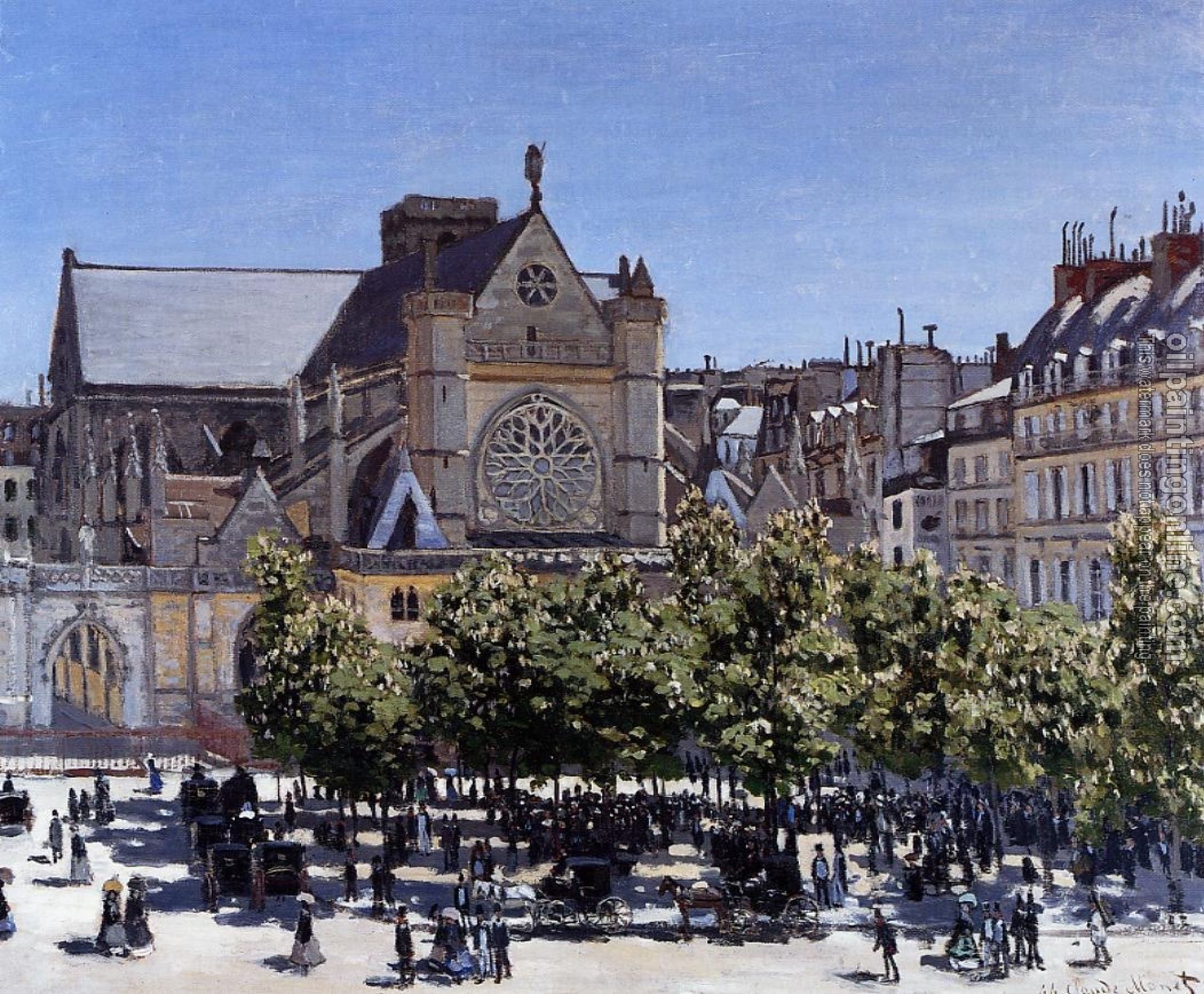 Monet, Claude Oscar - Saint-Germain-l'Auxerrois